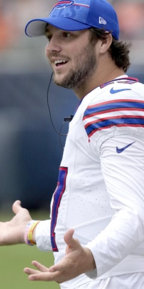 Josh Allen's Buffalo Bills featured in our Bills vs Jets picks and odds