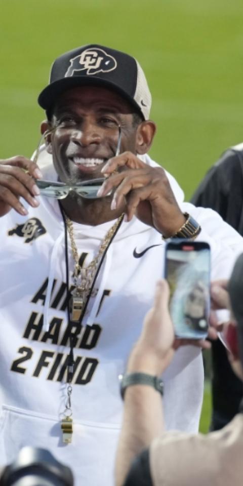 Deion Sanders featured in our top coach prime moments in Colorado