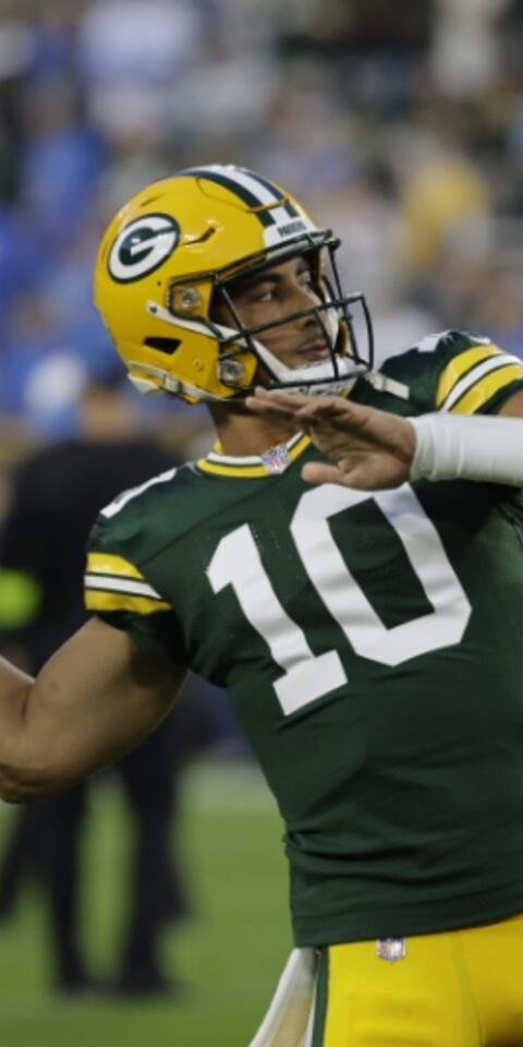 Jordan Love's Green Bay Packers featured in our Packers vs Raiders picks and odds