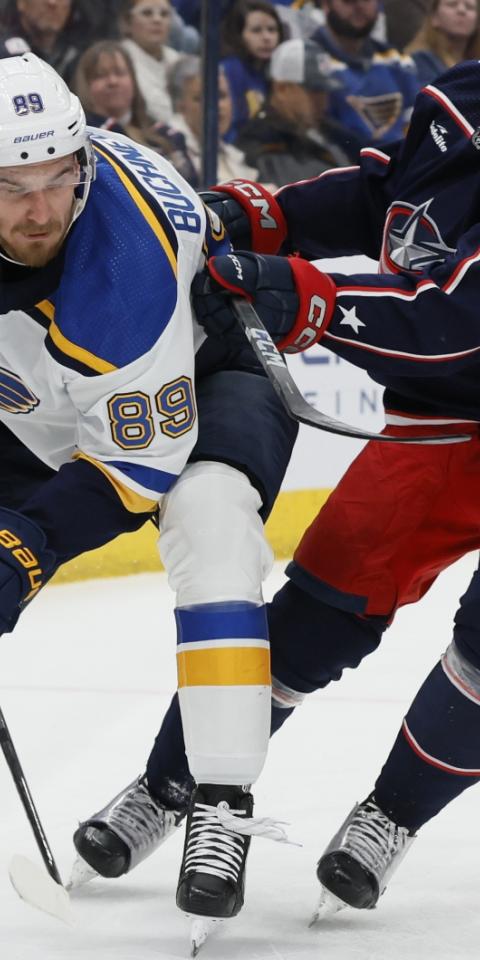 NHL Same-Game parlay Blue Jackets vs Blues