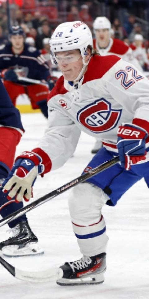 Cole Caufield's Montreal Canadiens featured in our nhl shots on goal for tonight