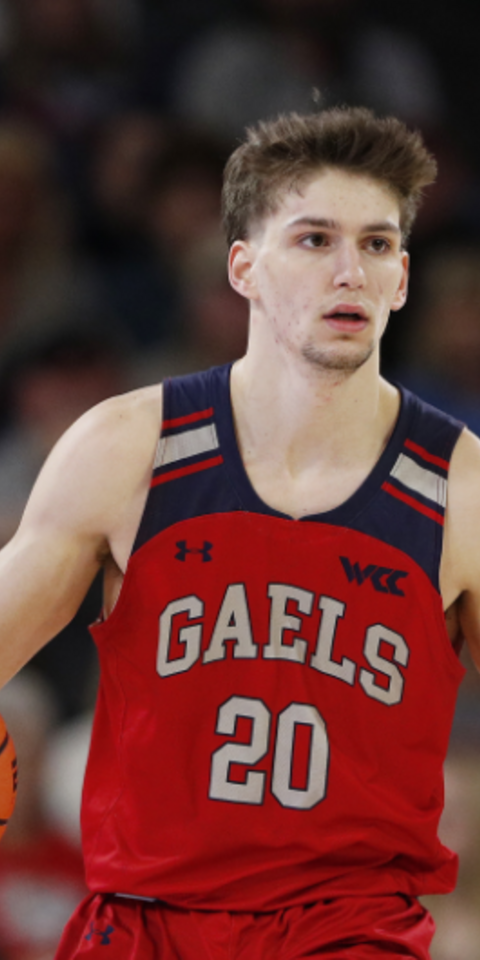 Aiden Mahaney's Gaels are favored in the Grand Canyon vs Saint Mary's odds