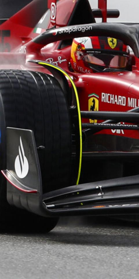Carlos Sainz en los test de pretemporada de Montmeló. Cuotas para el GP de Bahrein de la F1 2022.