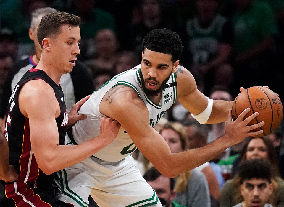 The Miami Heat host the Boston Celtics on Wednesday night.