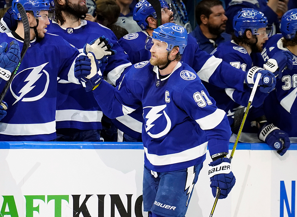 The Tampa Bay Lighting host the New York Rangers on Tuesday night.