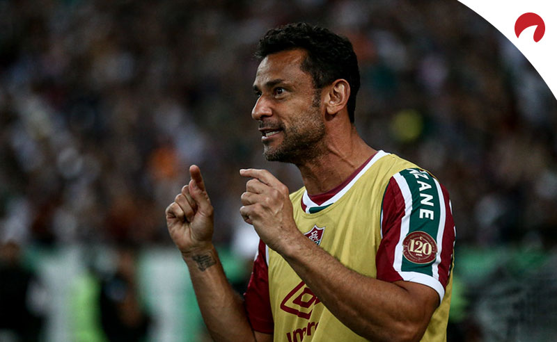 Jogador do Fluminense em partida pelo time.