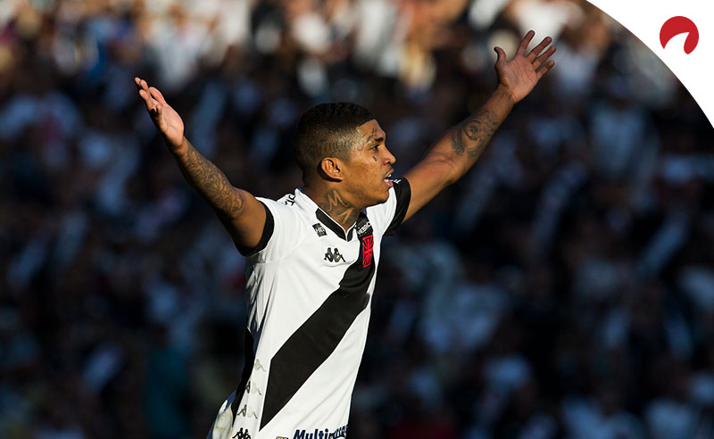 Jogador do Vasco em partida pelo time.