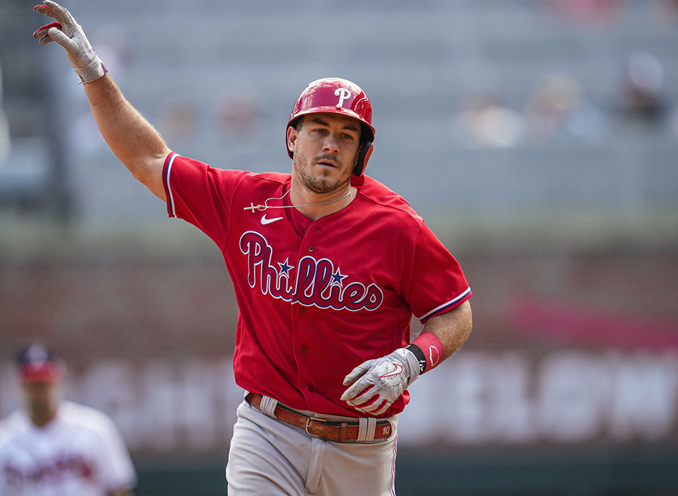 J.T. Realmuto's Phillies underdogs in our Braves vs Phillies picks and odds