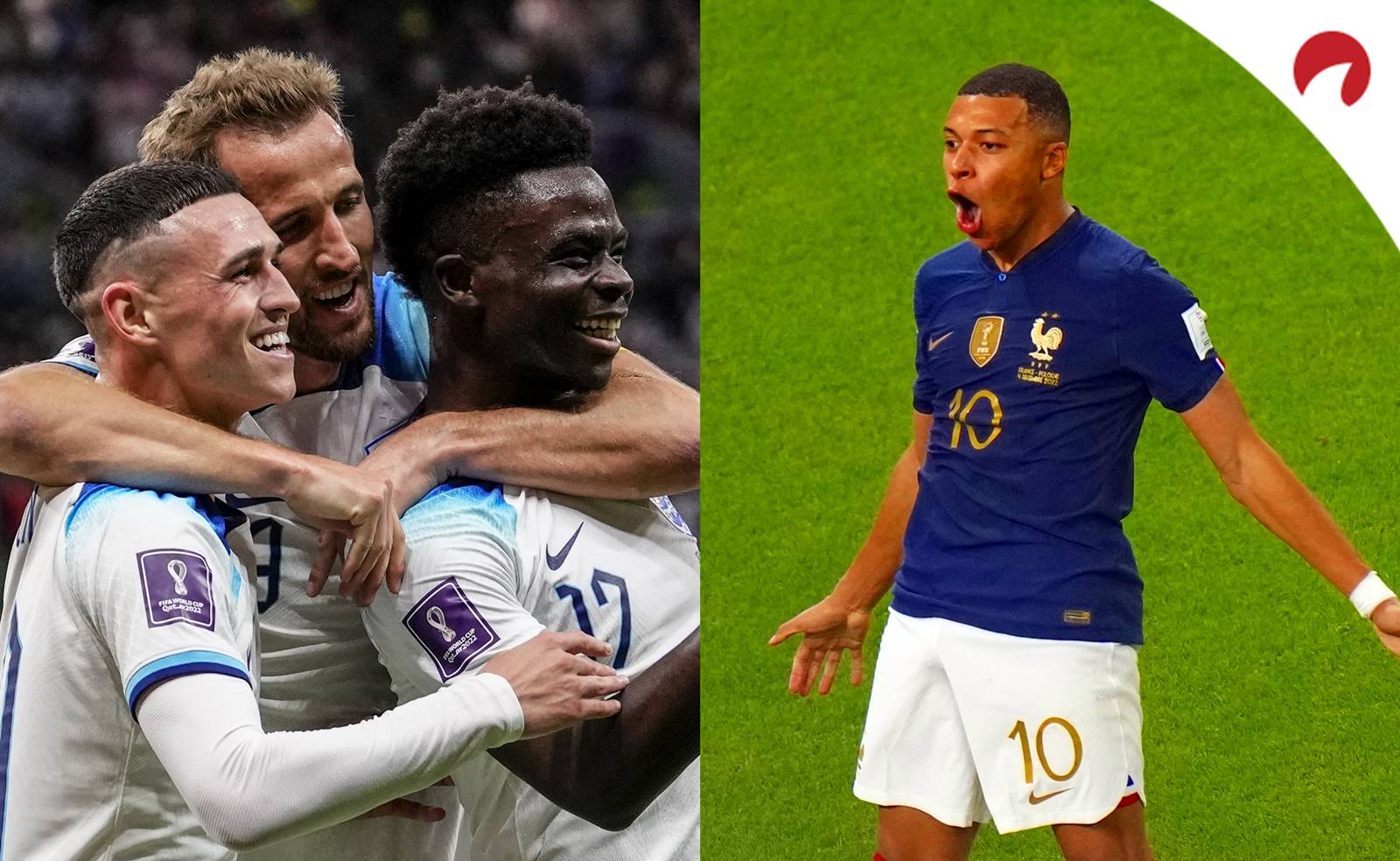 Inglaterra 1 x 2 França  Quartas de Finais da Copa do Mundo 2022