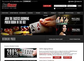 Betonline Poker Screen