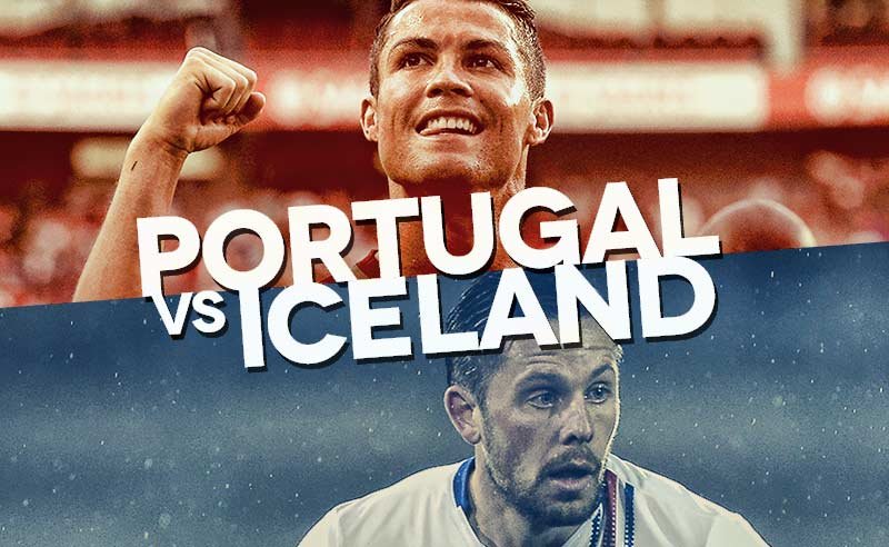 Cristiano Ronaldo Portugal Gylfi Sigurdsson Iceland Euro 2016