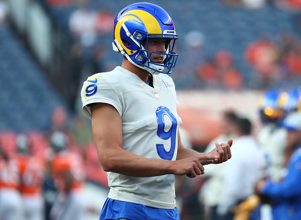 Matthew Stafford plays his first game as a Los Angeles Ram as a solid favorite in NFL betting odds vs the Chicago Bears on Sunday Night Football.