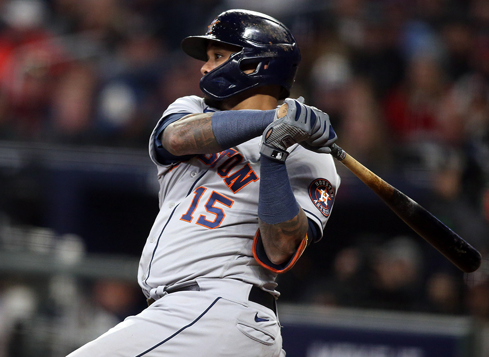 Martin Maldonado and the Astros are even with the Braves in World Series Game 6 betting odds.
