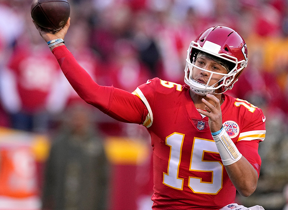 Pat Mahomes and the Kansas City Chiefs host the Denver Broncos on Sunday Night Football in Week 13.