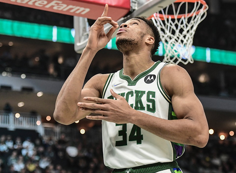 Giannis Antetokounmpo and the Bucks are favored in Bucks-Raptors betting odds Thursday night.