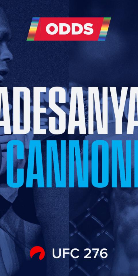 Adesanya vs Cannonier Odds