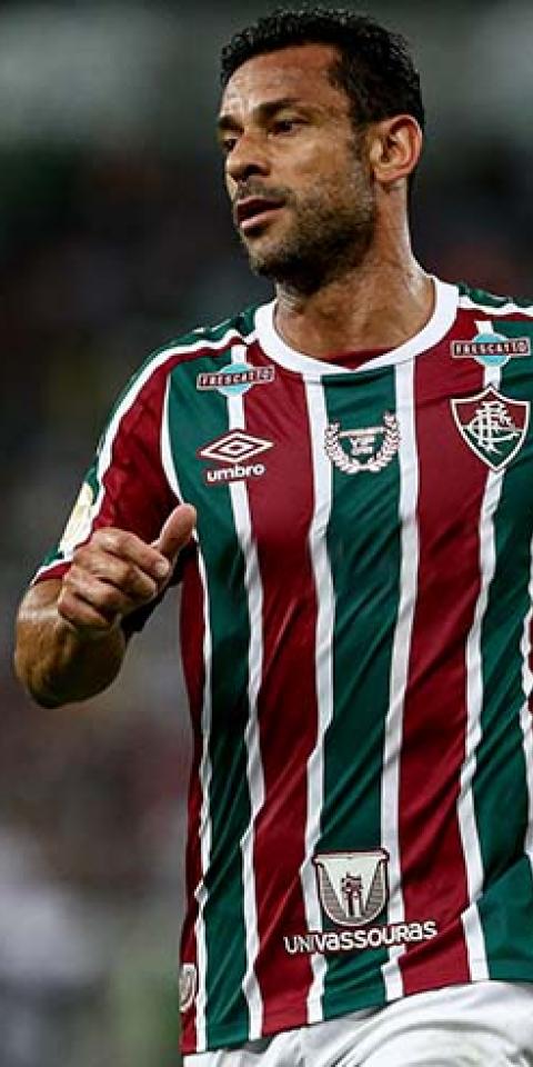 Fred, Fluminense, em lance de partida pela Série A do Brasileirão