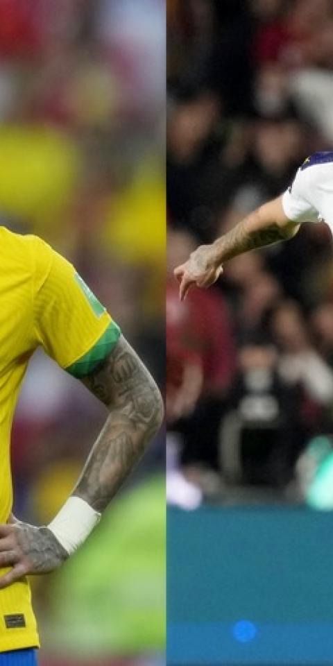 Brasil e Sérvia são duas das seleções que integram o Grupo G da Copa do Mundo 2022