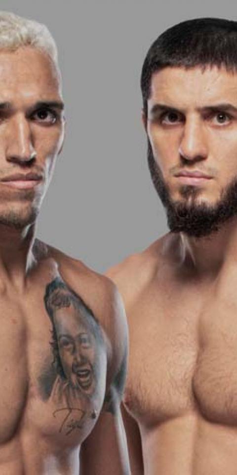 Charles Do Bronx e Islam Makhachev se enfrentam pelo cinturão interino dos leves do UFC