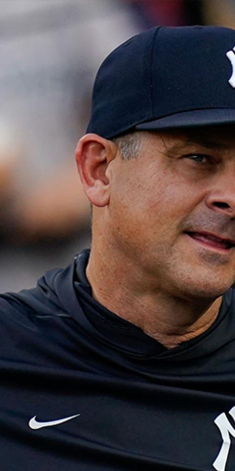 Aaron Boone is favored in the MLB Ejections Odds
