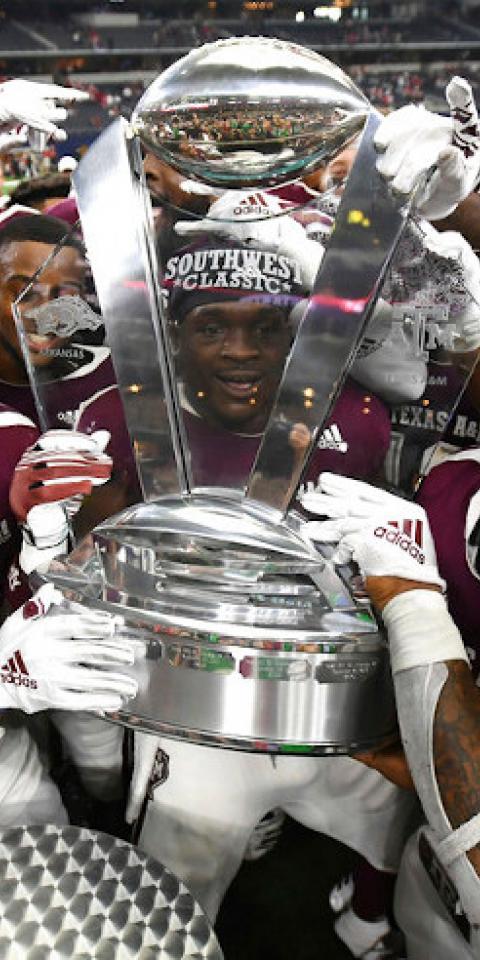The Southwest Classic Trophy is up for grabs this weekend with Arkansas and Texas A&M facing off
