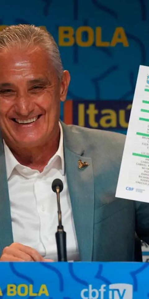 Tite anuncia a lista de convocados para a Copa do Mundo no Qatar 2022
