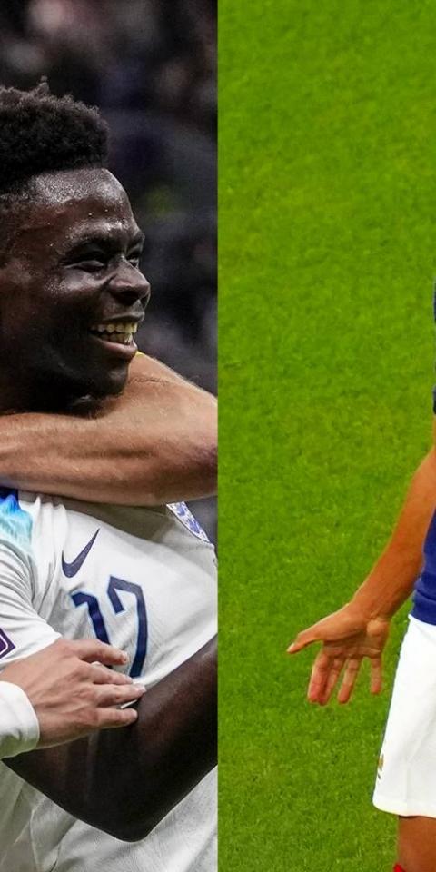 França x Inglaterra se enfrentam nas Quartas de Final da Copa do Mundo no Qatar