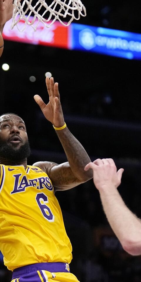 LeBron James' Lakers featured in our Lakers vs Knicks