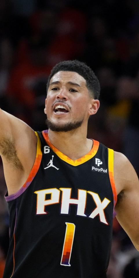 Devin Booker's Phoenix Suns featured in our Suns vs Nuggets picks and odds