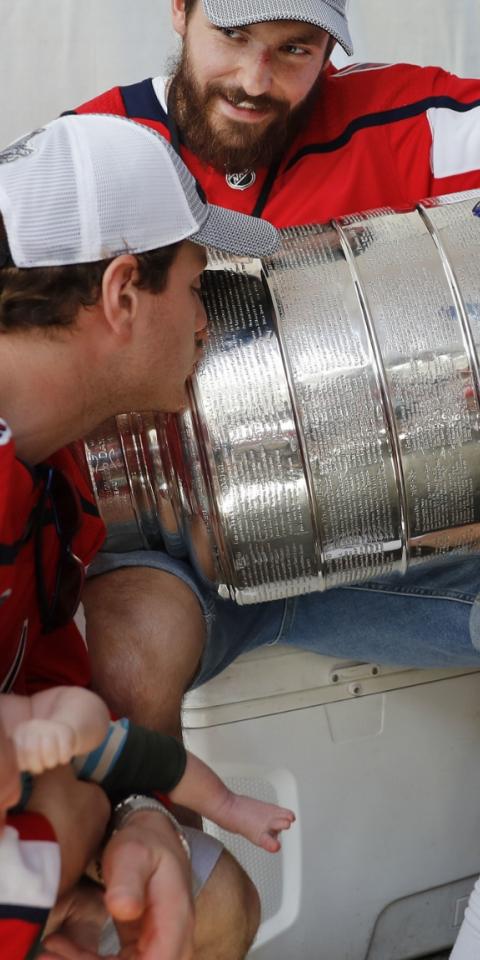 Baby gets baptized in Stanley Cup (PHOTOS)