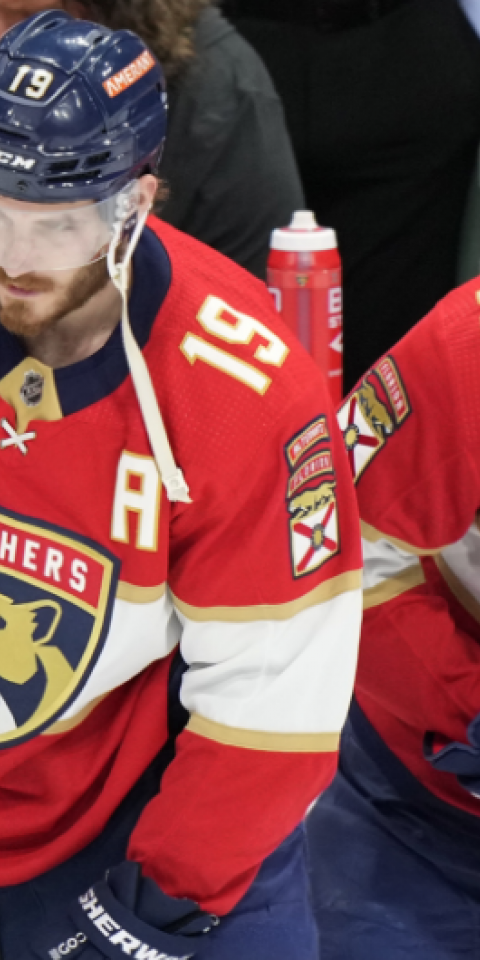 Matthew Tkachuk and Aleksandr Barkov's Panthers are underdogs in Game 1 Cup Final odds vs Vegas