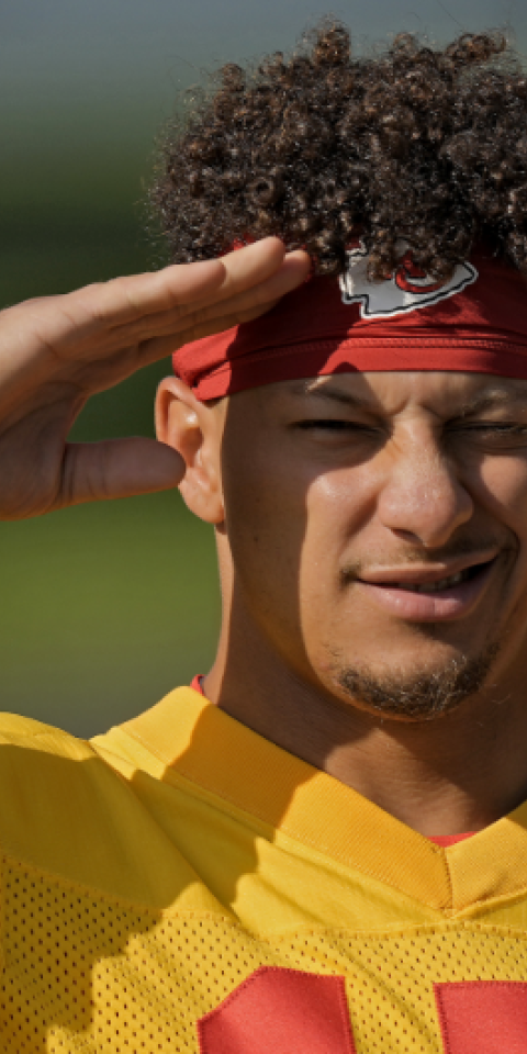 Patrick Mahomes is featured in Ecks-Rated Tales From Vegas