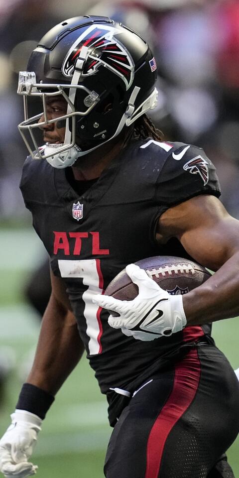 Bijan Robinson's Atlanta Falcons featured in our Falcons vs Titans picks and odds
