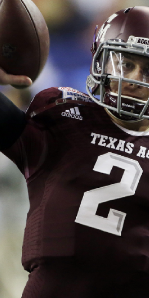 Johnny Manziel is featured in our heisman trophy winners article