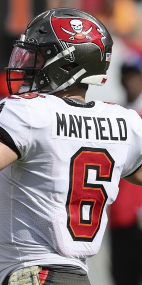 Baker Mayfield's Tampa Bay Buccaneers featured in our Buccaneers vs 49ers picks and odds