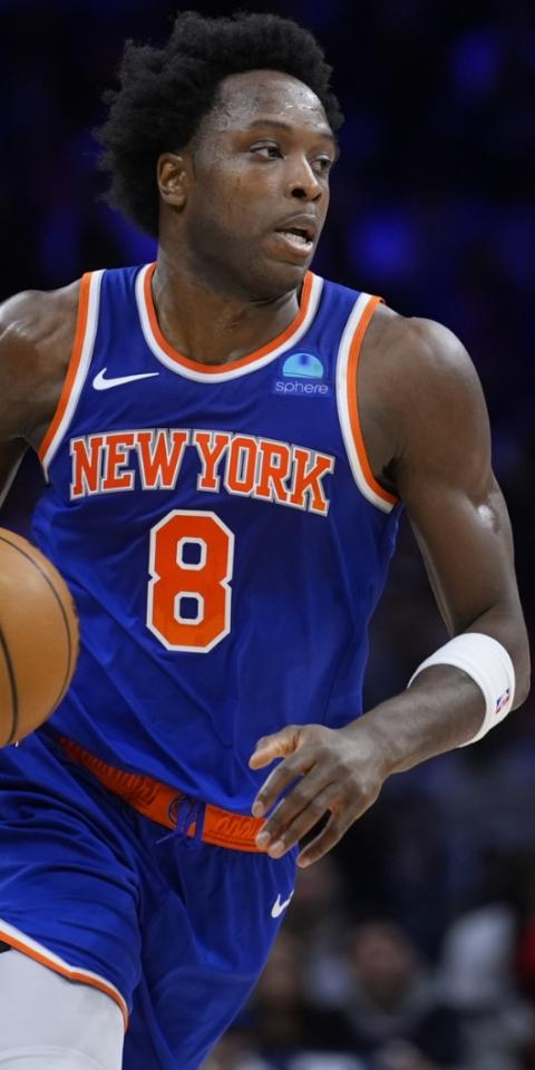 O.G. Anunoby with the Knicks