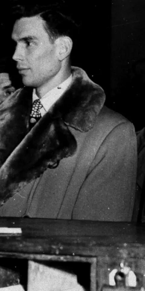 Players from City College of New York in 1951 at a police station