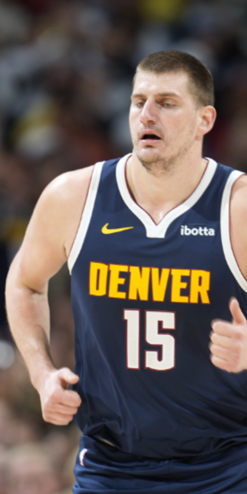Nikola Jokic is featured in the Nuggets vs Warriors matchup