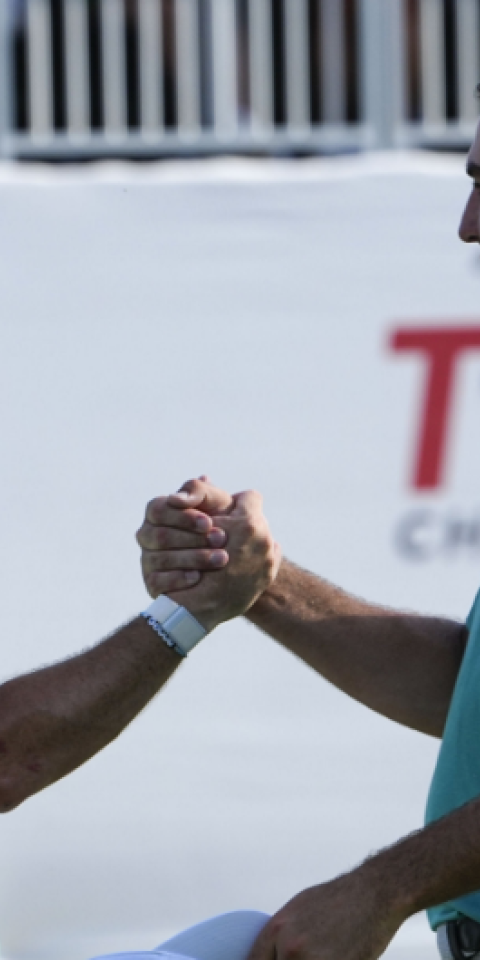 Rory McIlroy (left) and Scottie Scheffler (right) are co-favorites in the Pebble Beach Odds