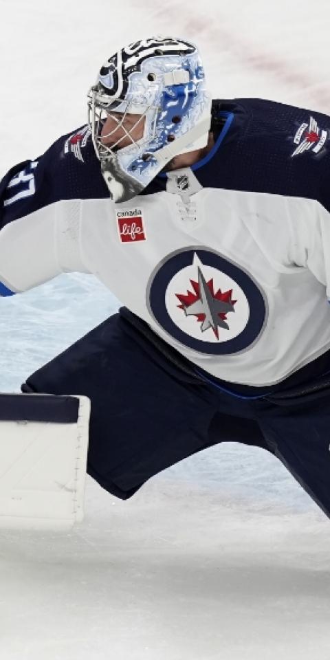 Connor Hellebuyck's Winnipeg Jets featured in our NHL daily fantasy lineup