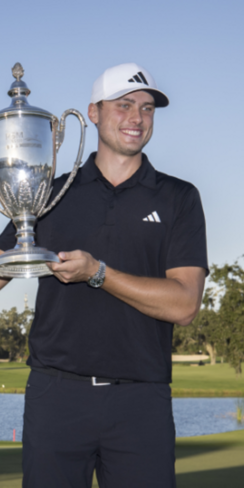 Ludvig Aberg is featured in the Valero Texas Open Odds