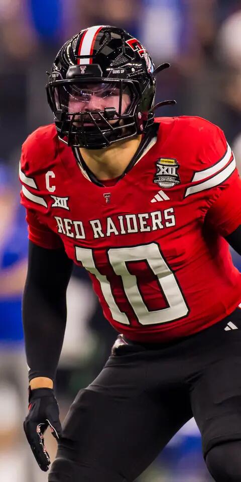 Texas Tech LB Jacob Rodriguez - Orange Bowl Odds & Picks