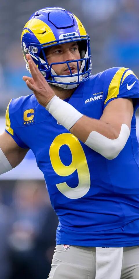 Rams QB Matthew Stafford - NFL MVP Odds