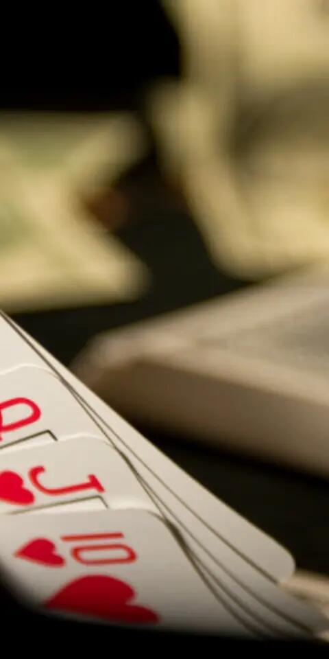 Five-card draw hand.