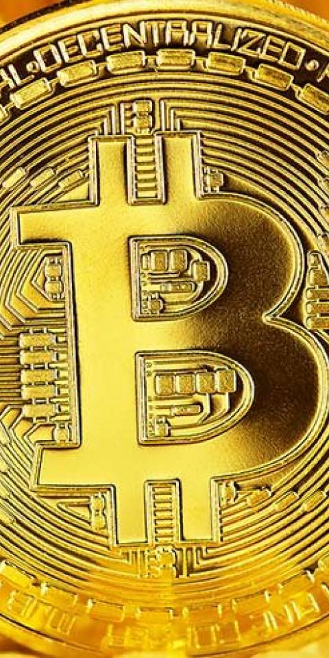 Logo de la criptomoneda Bitcoin. Echa un vistazo a la guía de apuestas con Bitcoin y descubre cómo apostar con Bitcoin.