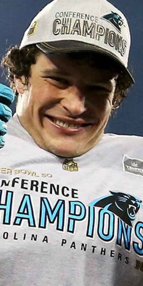 Luke Kuechly Carolina Panthers Super Bowl