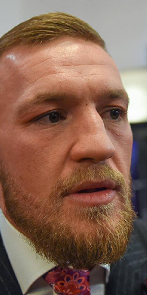 Conor McGregor arrives at the Conor McGregor Notorious film premiere at the Savoy Cinema in Dublin. 