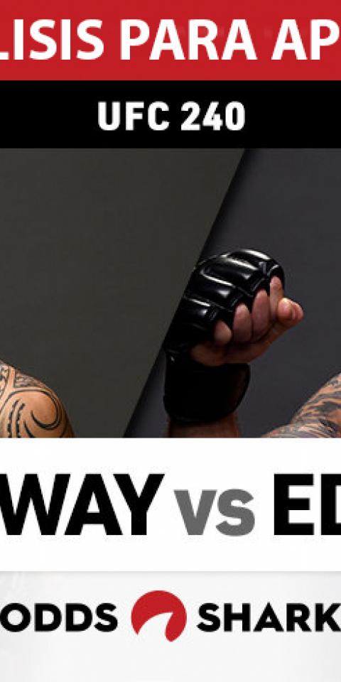 Análisis para apostar en el UFC 240: Holloway Vs Edgar