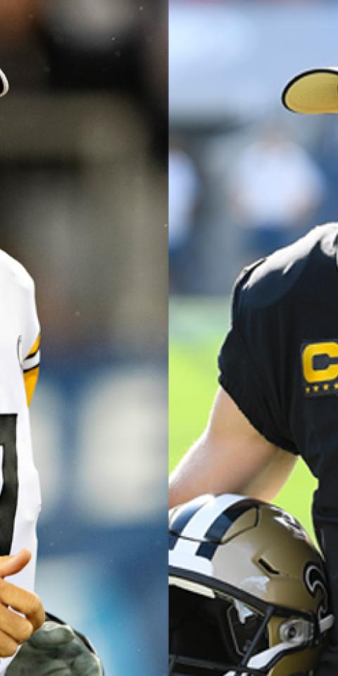Drew Brees Ben Roethlisberger New Orleans Saints Pittsburgh Steelers Betting Odds