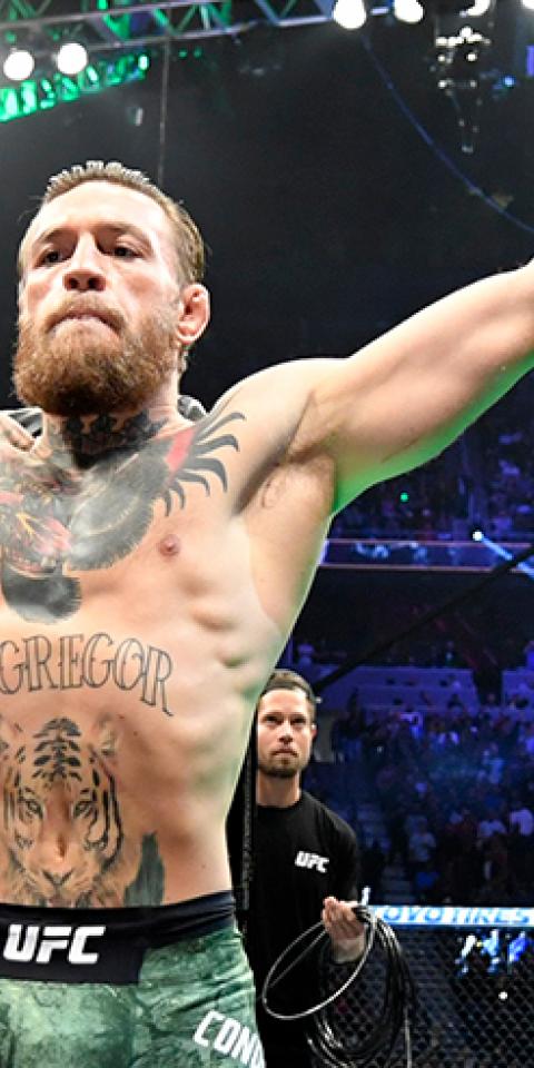 Conor McGregor embraces crowd ahead of a fight and Conor McGregor's next opponent odds have been released.